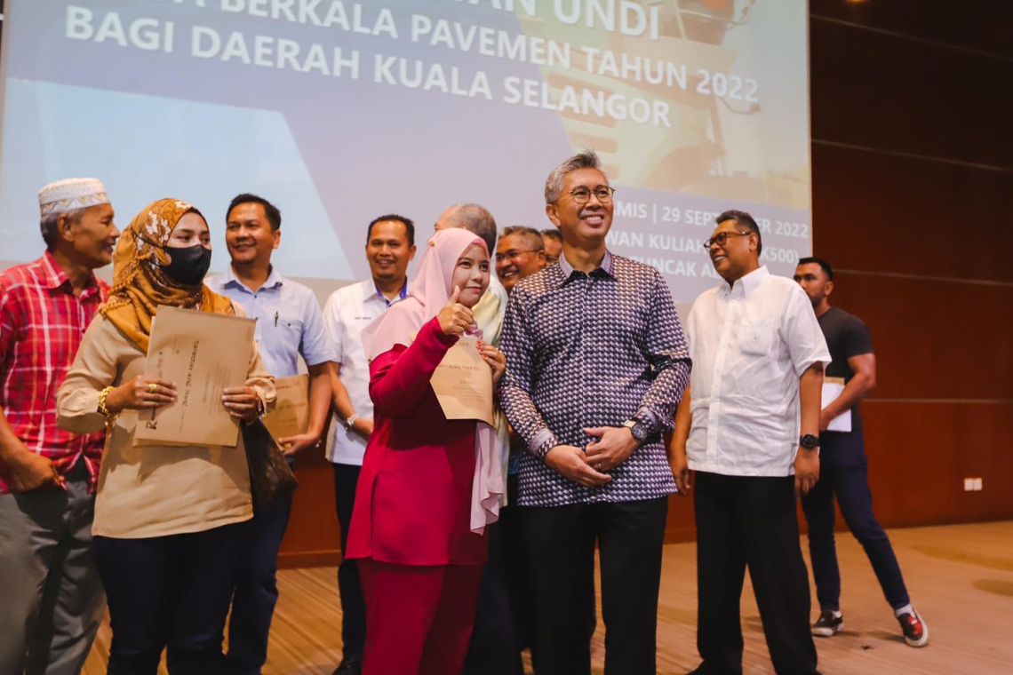 Majlis Cabutan Undi Kerja Berkala Pavemen 2022